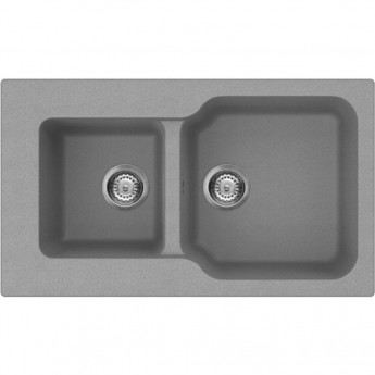 Мойка OMOIKIRI MARU 86-2-GR Tetogranitleningrad grey Мойка OMOIKIRI MARU 86-2-GR Tetogranitleningrad grey