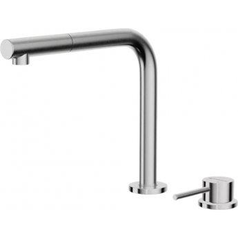 Смеситель OMOIKIRI NARA-S-BN латунь/нержавеющая сталь Смеситель OMOIKIRI NARA-S-BN латунь/нержавеющая сталь